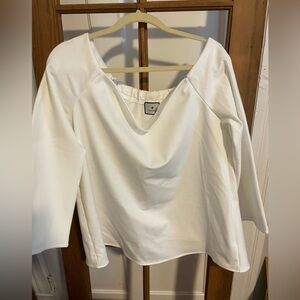 COPY - Tuckernuck White Miranda off the shoulder blouse